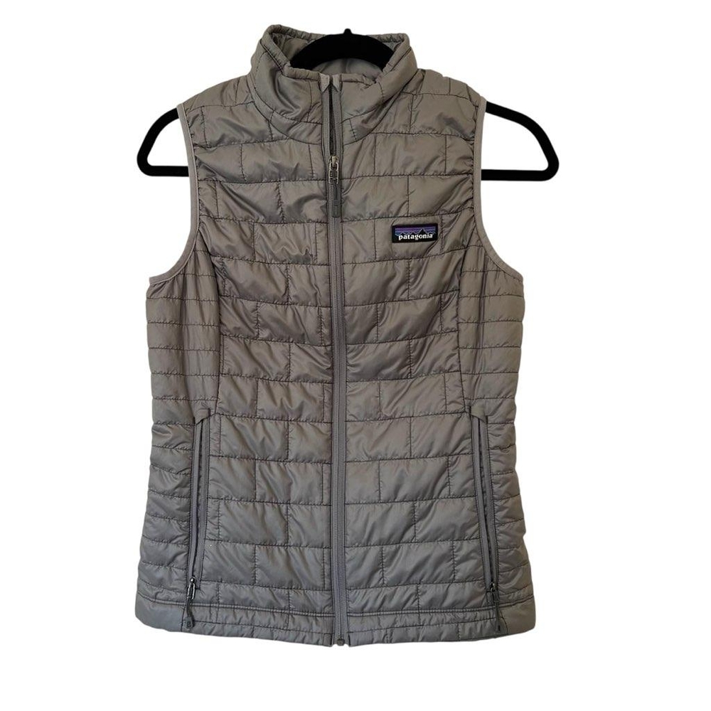 Patagonia Nano Puffer Insulated Vest In Gray Size XS